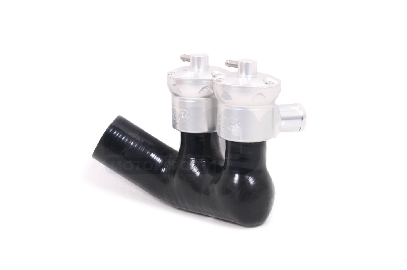Forge Motorsport Recirculation Valve Kit for Porsche 996 911 Turbo (FMDV996) black silicone hose with silver valve