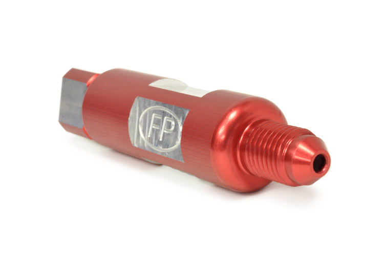 FP 4AN In-Line Oil Filter (Red .125" for FP JB Turbos)