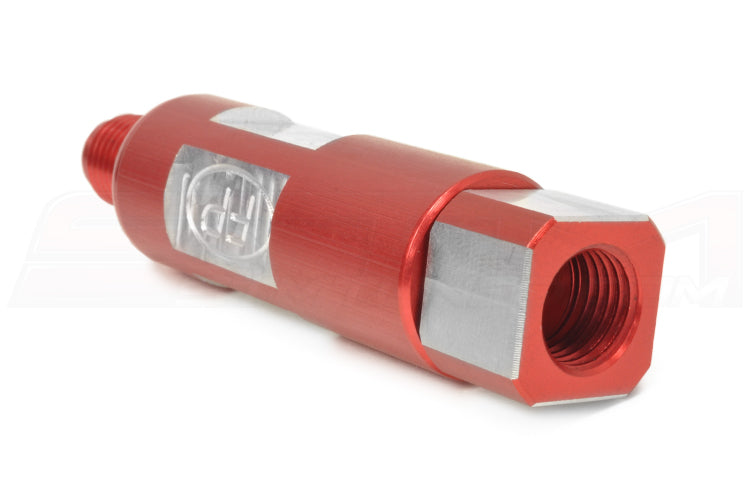 FP 4AN In-Line Oil Filter (Red .125" for FP JB Turbos)
