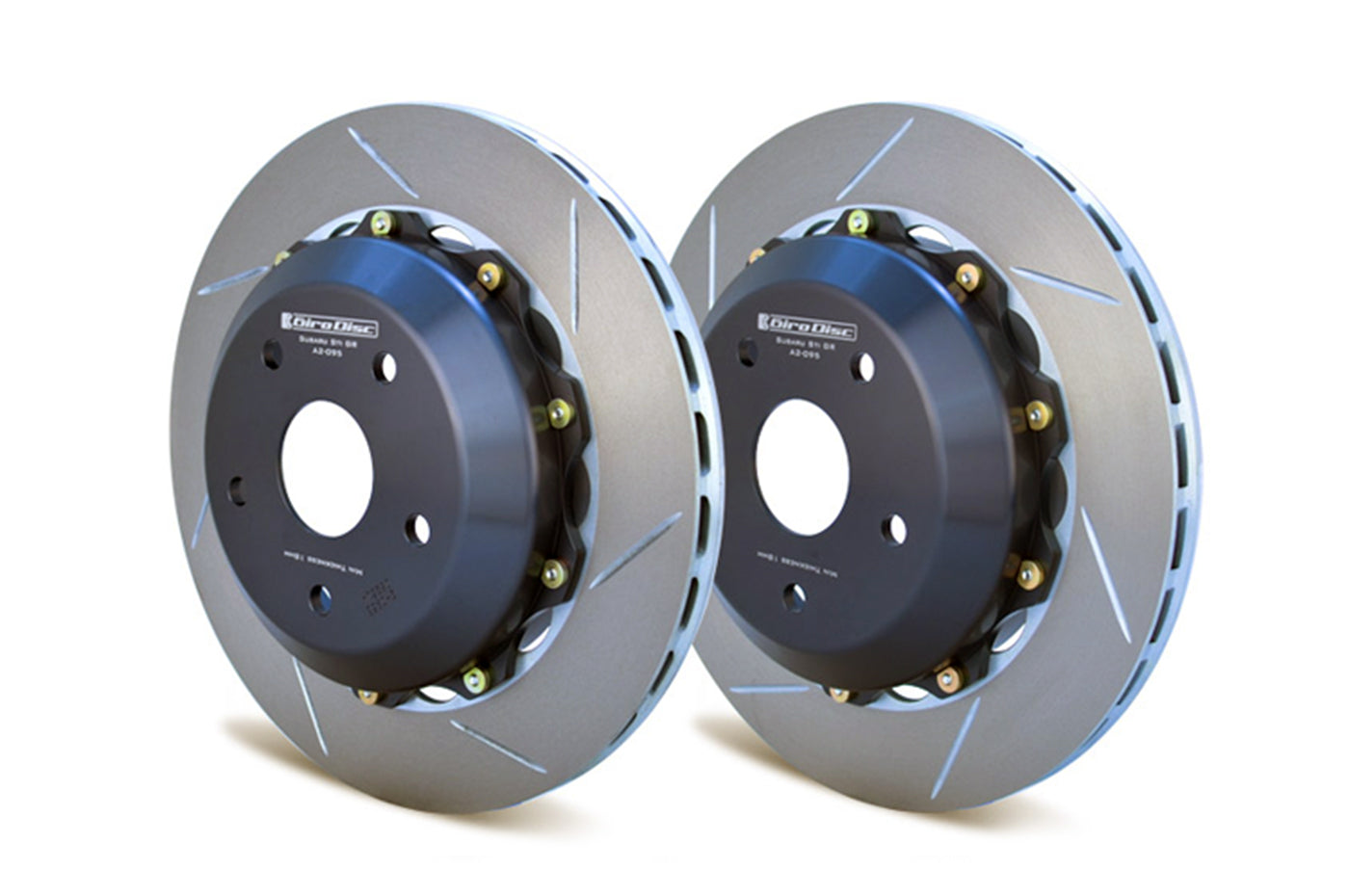 Girodisc 2-Piece Rear Rotors for 2008-2017 Subaru STi (A2-095)