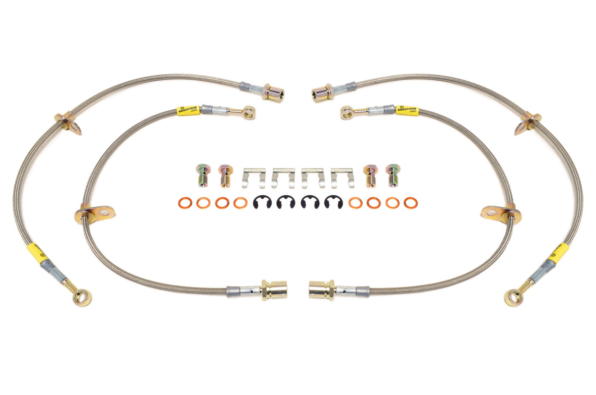 Goodridge G-Stop Stainless Brake Lines (24219 2008-2014 STi is Pictured)