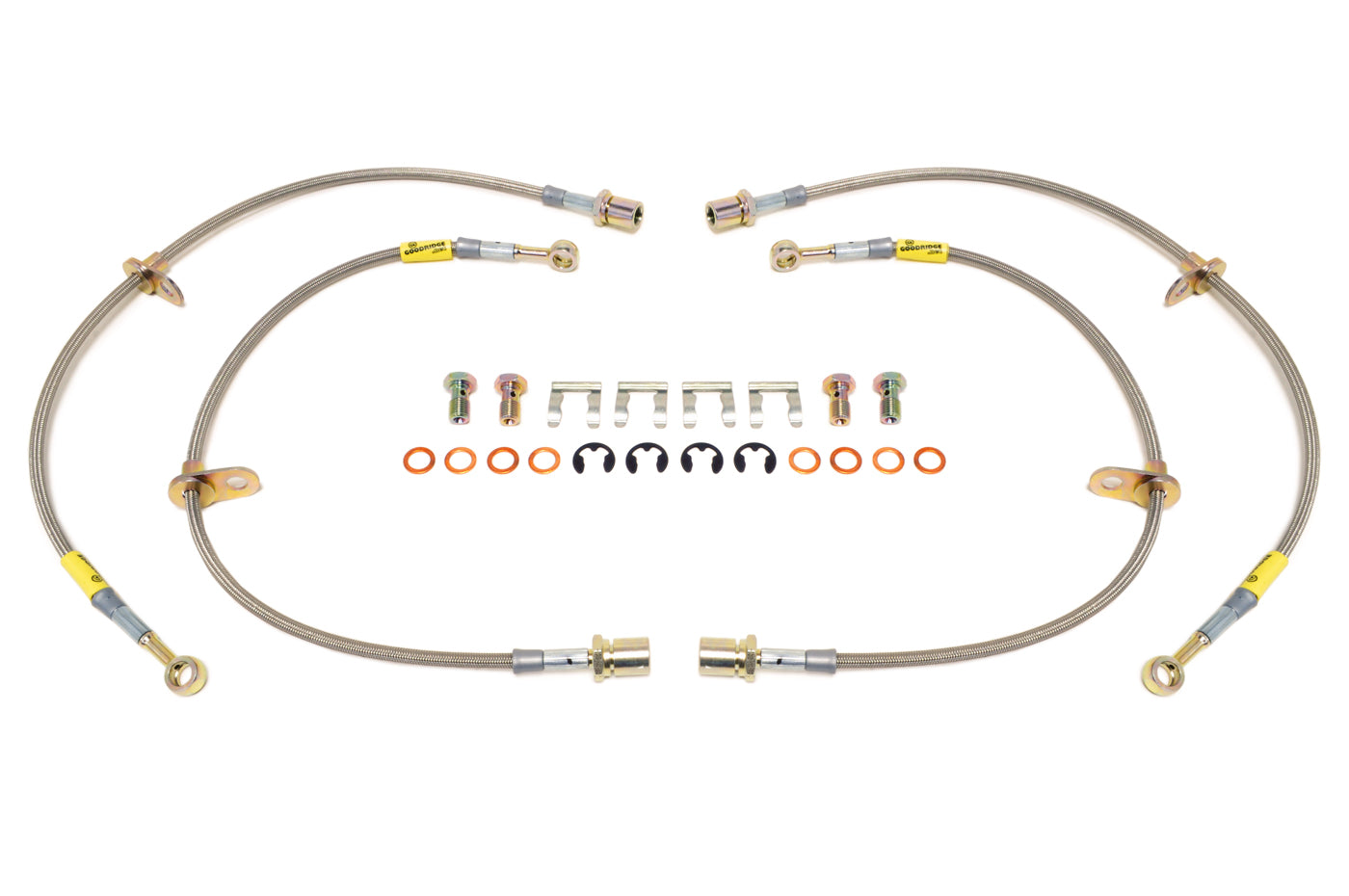 Goodridge G-Stop Stainless Brake Lines (24219 2008-2014 STi is Pictured)
