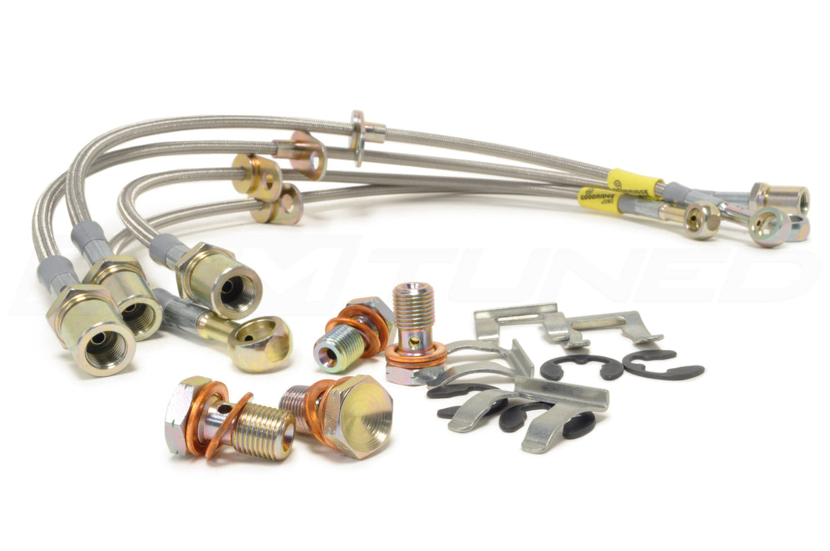 Goodridge G-Stop Stainless Brake Lines (24219 2008-2014 STi is Pictured)
