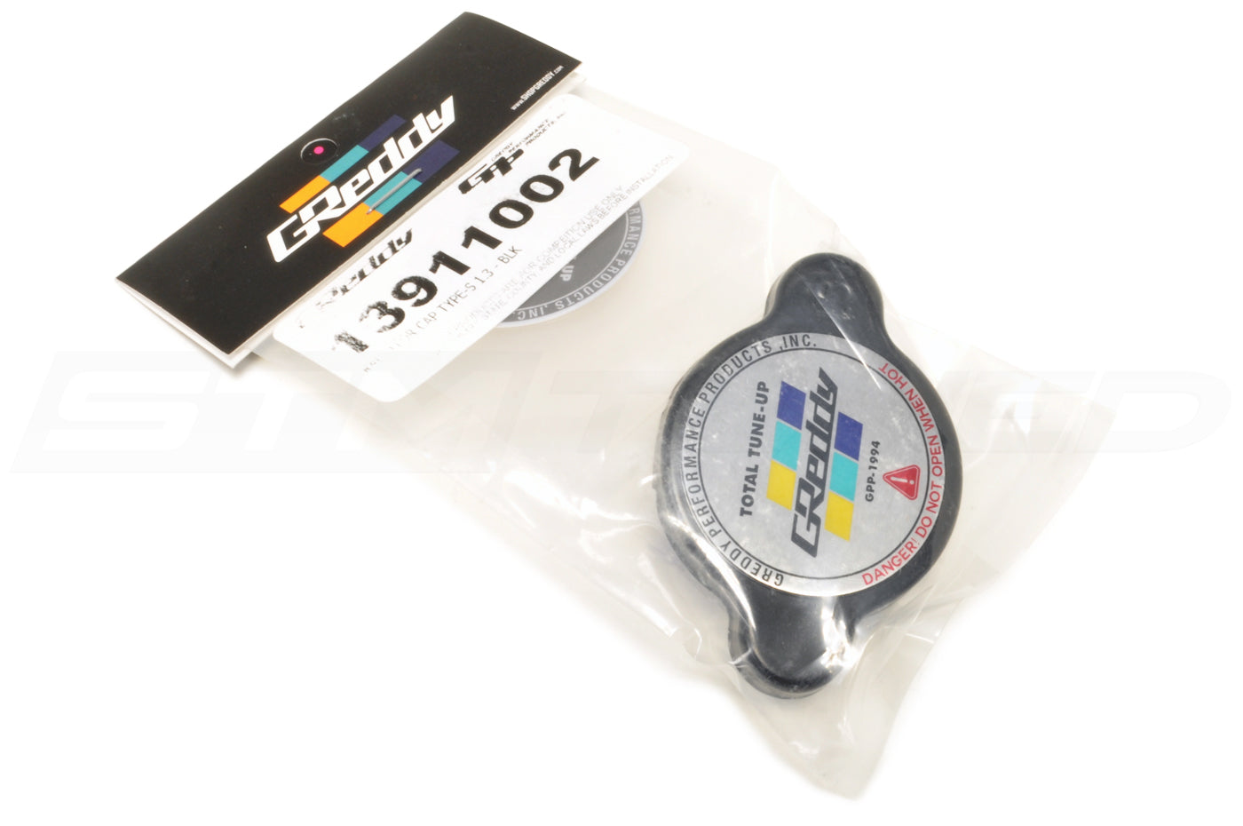 GReddy 1.3 Bar Radiator Cap Type-S (13911002 Black)