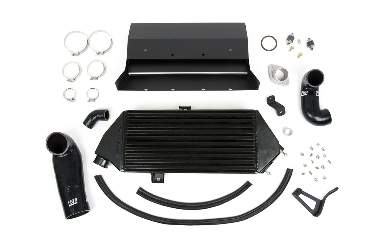 GrimmSpeed TMIC Top Mount intercooler Kit for 08-14 WRX (090010 Black Core)