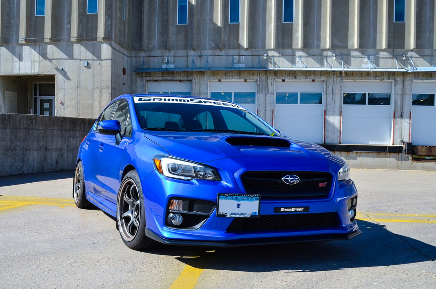 GrimmSpeed Front License Plate Delete