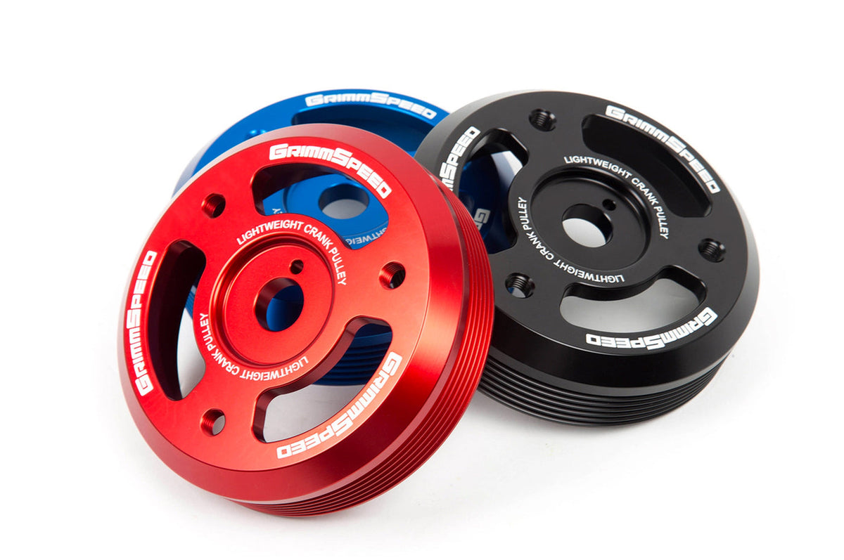 GrimmSpeed Lightweight Crank Pulley for 15+ WRX / BRZ FRS 86