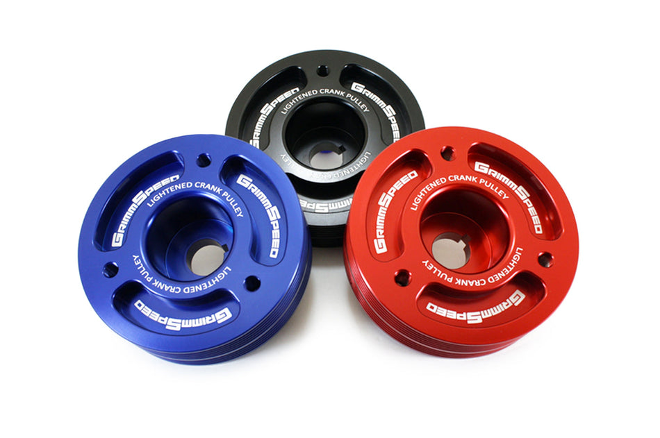 GrimmSpeed Lightweight Crank Pulley for 02-14 WRX/04+STI