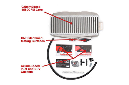 GrimmSpeed TMIC Top Mount intercooler for 02-07 WRX / 04+STi
