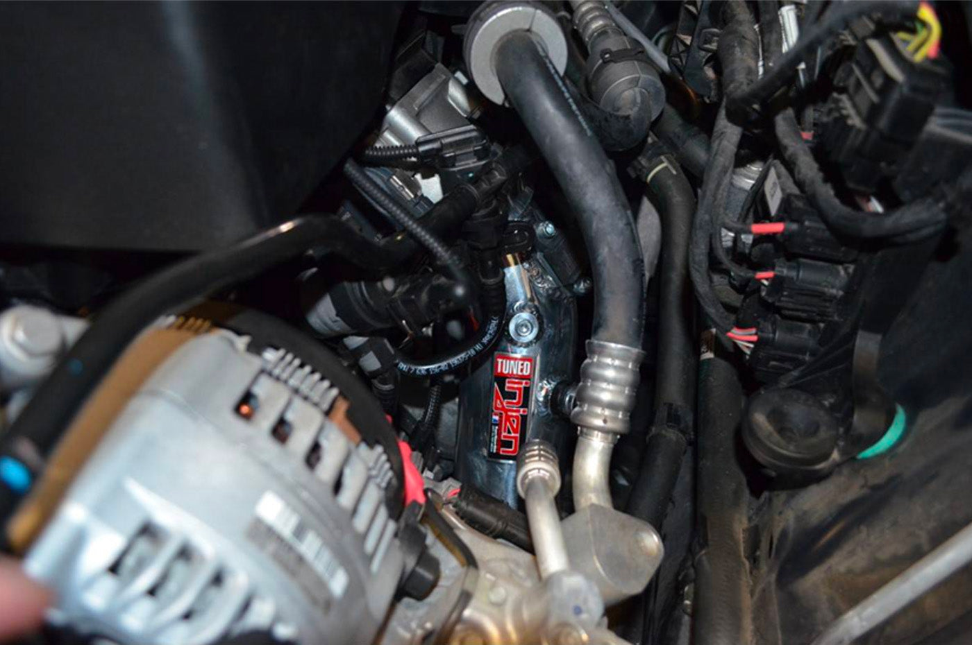 Injen SES Intercooler Pipes for 2016-2018 F87 BMW M2 (SES1128ICP) polished aluminum intercooler piping installed on m2