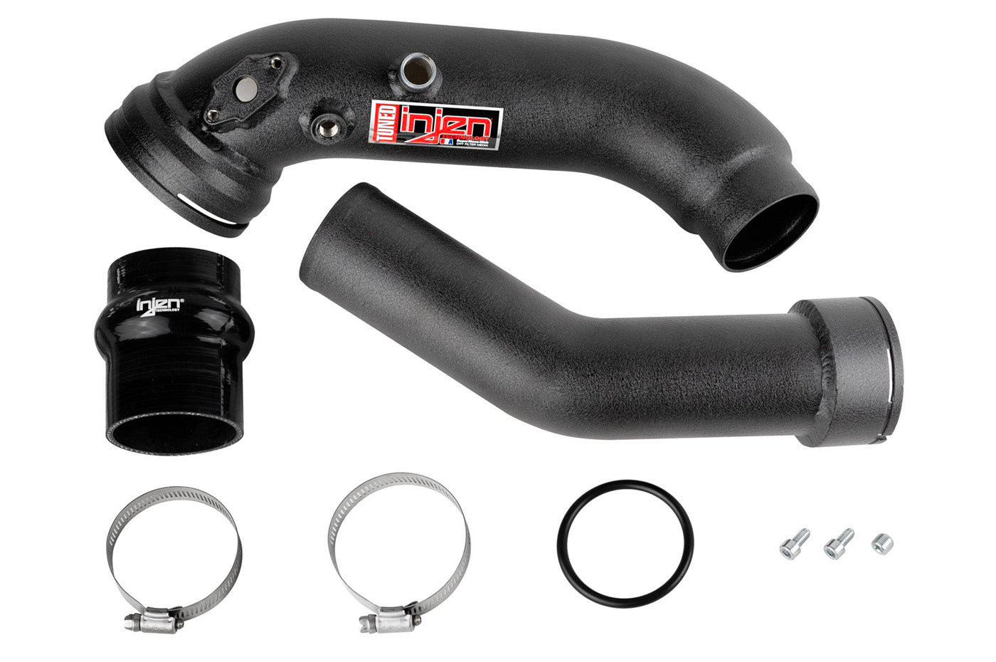 Injen SES Intercooler Pipes for 2016-2018 F87 BMW M2 (SES1128ICPWB) wrinkle black