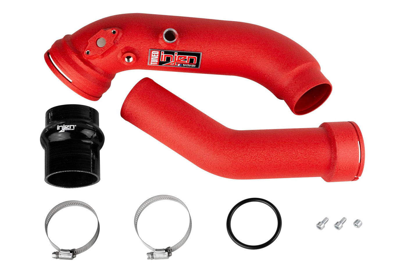 Injen SES Intercooler Pipes for 2016-2018 F87 BMW M2 (SES1128ICPWR) wrinkle red