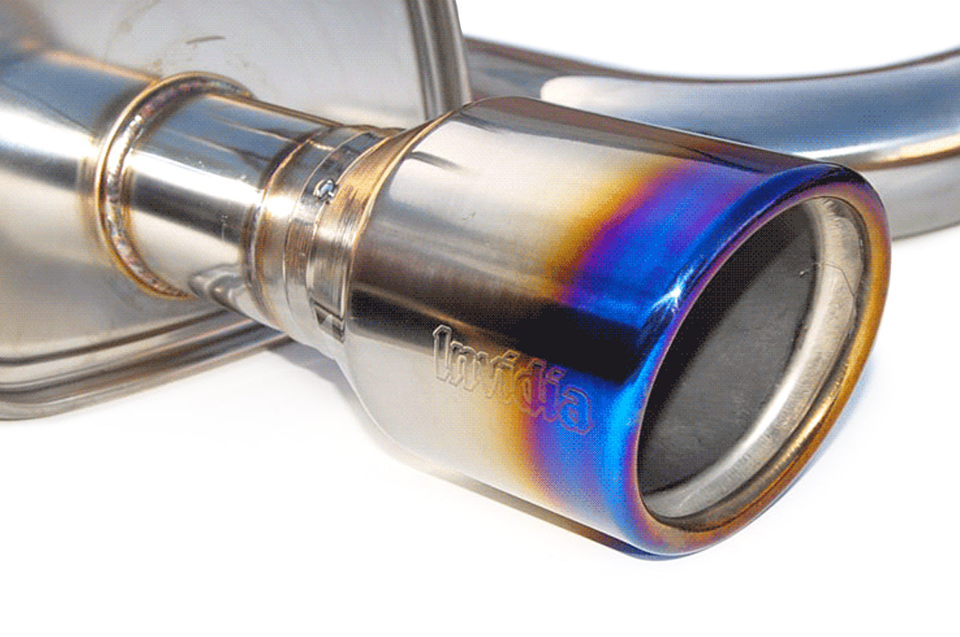 Invidia Q300 Cat-Back Exhaust for 2006-2011 Civic Si with Blue Titanium Tip