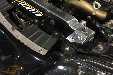JMF 2G DSM Radiator Brackets Installed