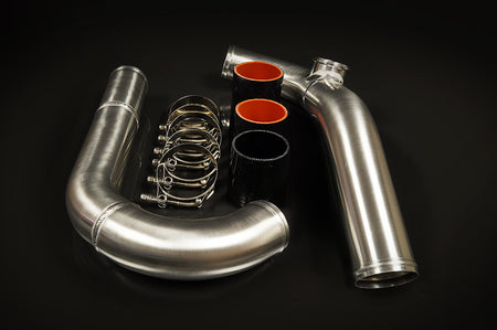 JMF Evo 7/8/9 Upper IC Pipe Kit for JMF Billet Intake Manifold (Brushed)
