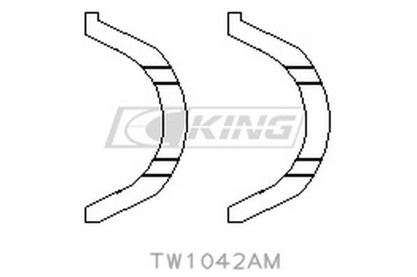 King Thrust Washer Set for VR38DETT Nissan R35 GTR (TW1042AM)