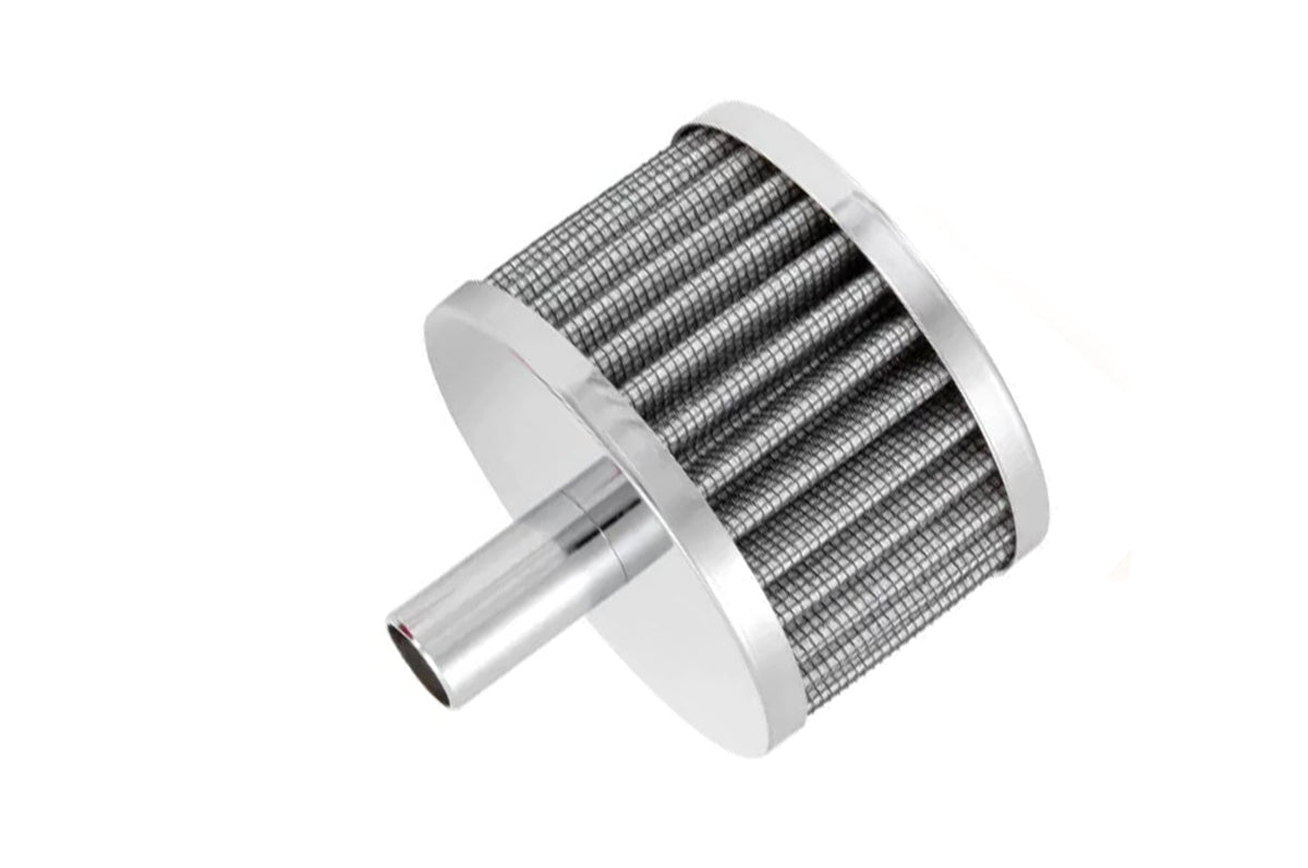 K&N Breather Filter 5/8" Flange Chrome Top 3" Wide (62-1150)