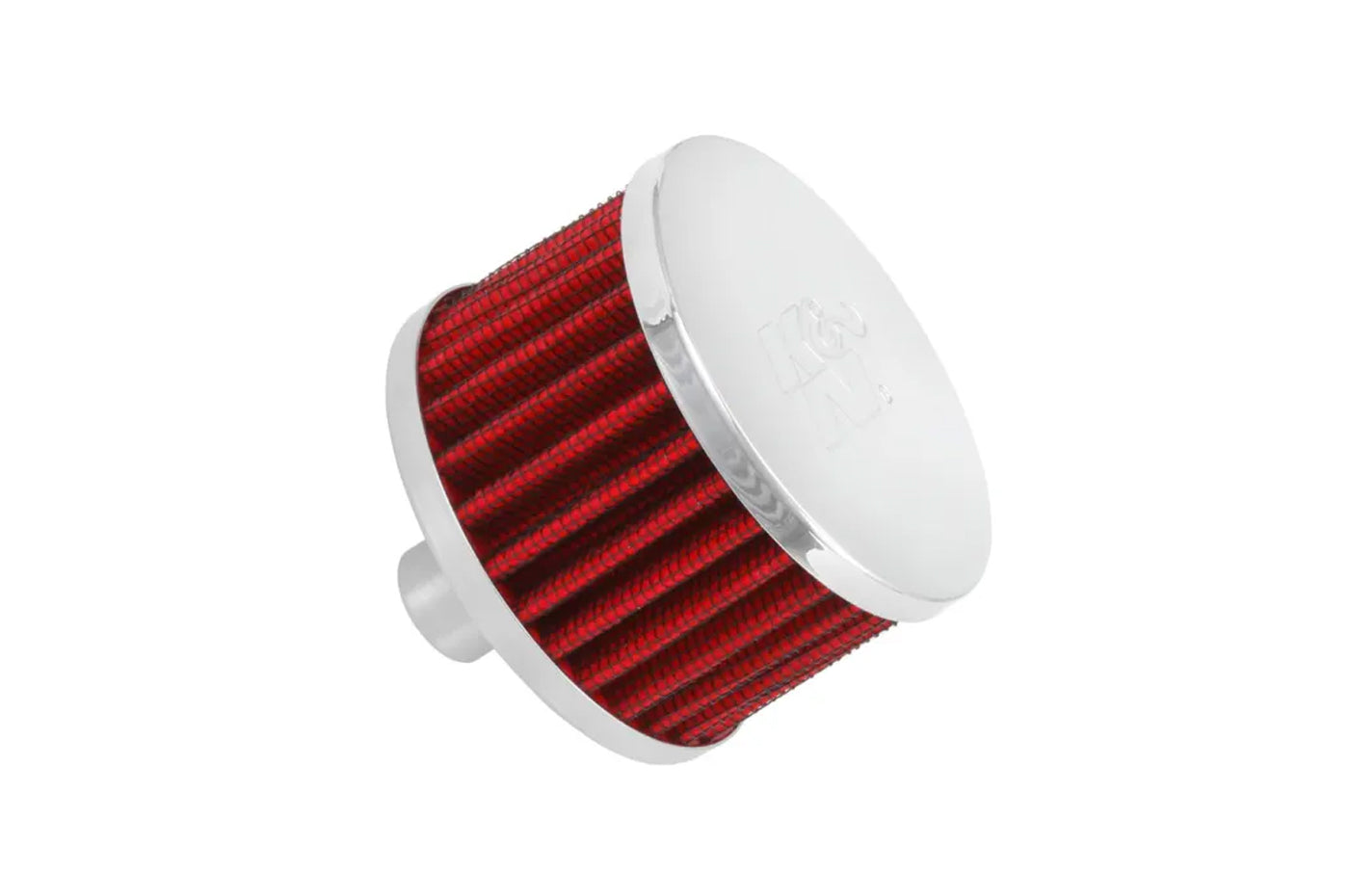 K&N Breather Filter 3/4" Flange Chrome Top 3" Wide (62-1160)