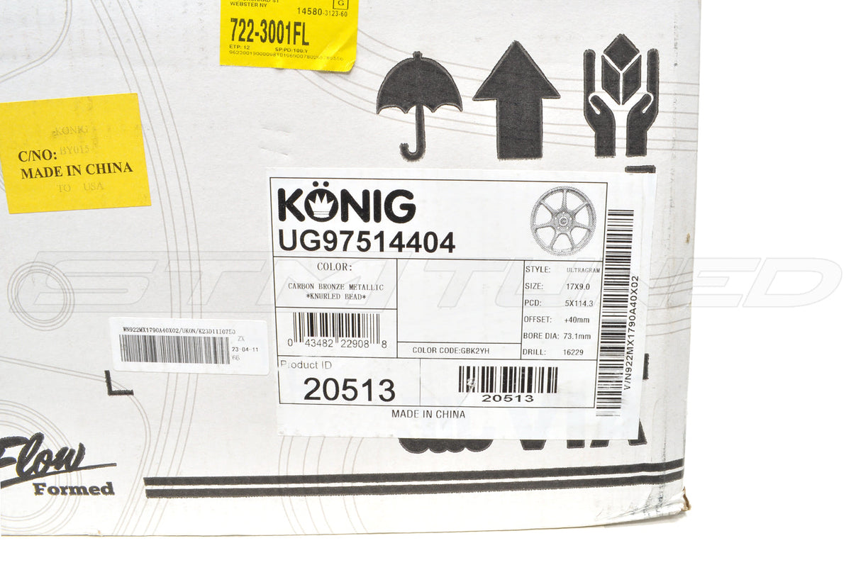 Konig Ultragram Carbon Bronze Metallic Wheels