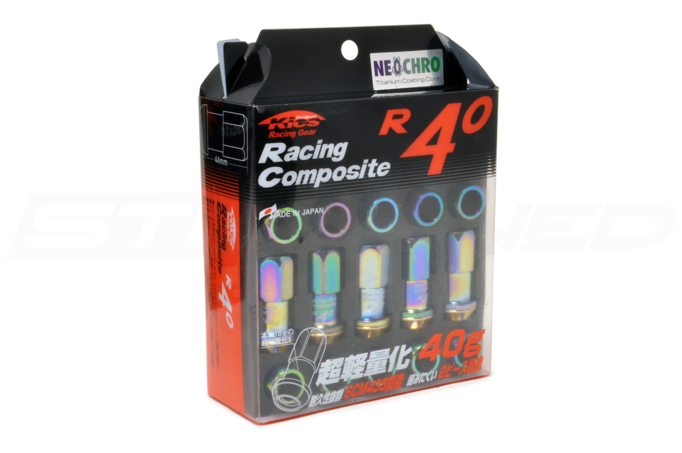 Project Kics R40 Neo Chrome Lug Nuts (M12 x 1.25) (KRC03N)