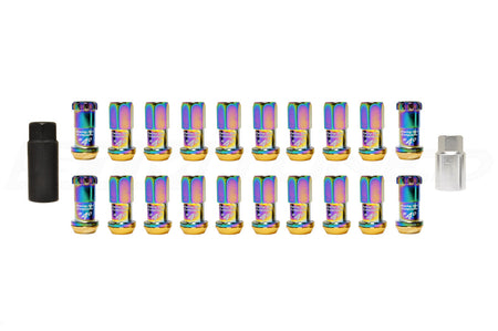 Project Kics R40 Neo Chrome Lug Nuts with Locks (M12 x 1.5) (KRC11N)