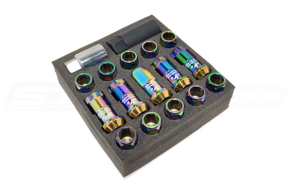 Project Kics R40 Neo Chrome Lug Nuts with Locks (M12 x 1.25) (KRC13N)