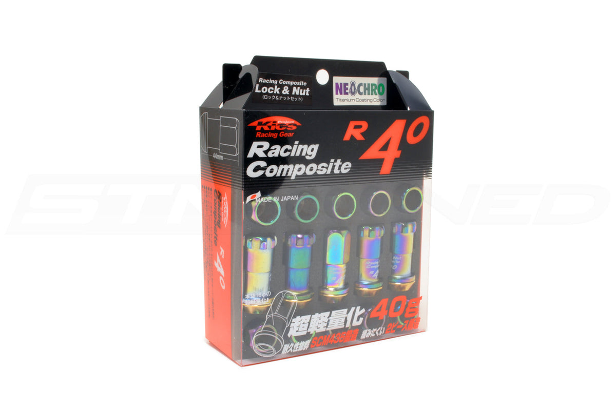 Project Kics R40 Neo Chrome Lug Nuts with Locks (M12 x 1.25) (KRC13N)