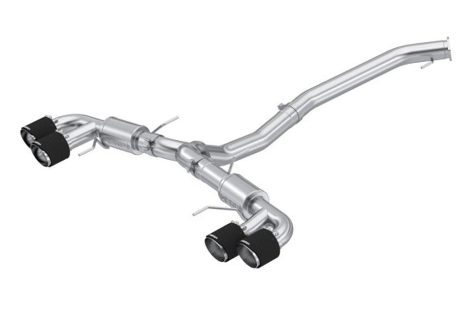 MBRP Cat-Back Exhaust Dual Carbon Tips for 2009+ Nissan R35 GTR (S44073CF)