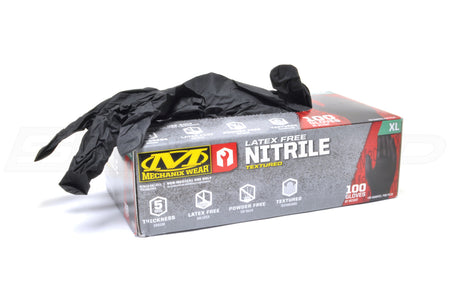Mechanix Wear Black Nitrile Gloves (Box of 100)