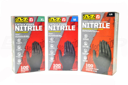 Mechanix Wear Black Nitrile Gloves (Box of 100)