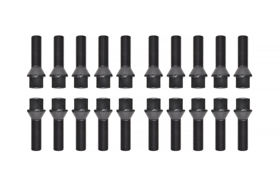 Mevius Lug Bolts Black 14x1.50 40mm Pictured (40602B)