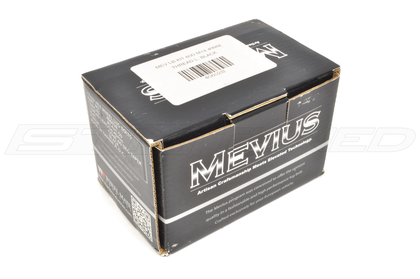 Mevius Lug Bolts Black 14x1.50 40mm Pictured (40602B)