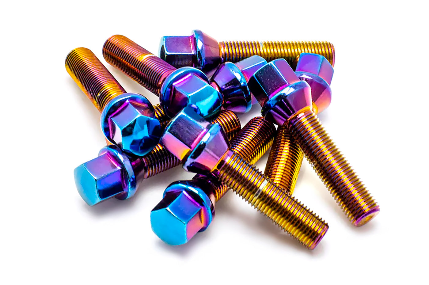 Mevius Lug Bolts Blue Neon