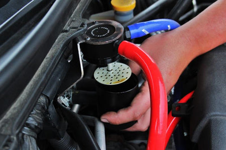 Mishimoto Baffled Oil Catch Can Kit (PCV Side) for BRZ FRS GT86 (MMBCC-BRZ-13PBE) installed