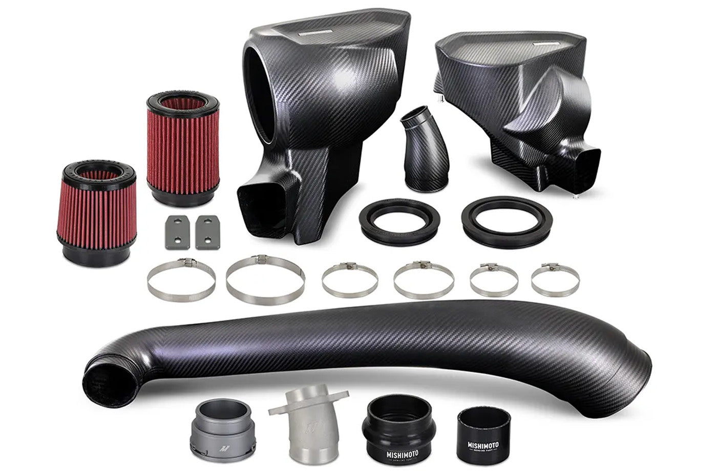 Mishimoto Carbon Fiber Performance Intake for BMW G8X M2/M3/M4 (MMAI-G80-21CF) gloss and matte finish options