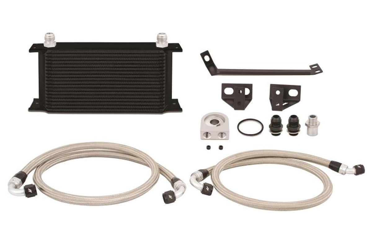 Mishimoto Engine Oil Cooler Kit for 15+ Mustang Ecoboost (MMOC-MUS4-15BK) Black stealth oil cooler