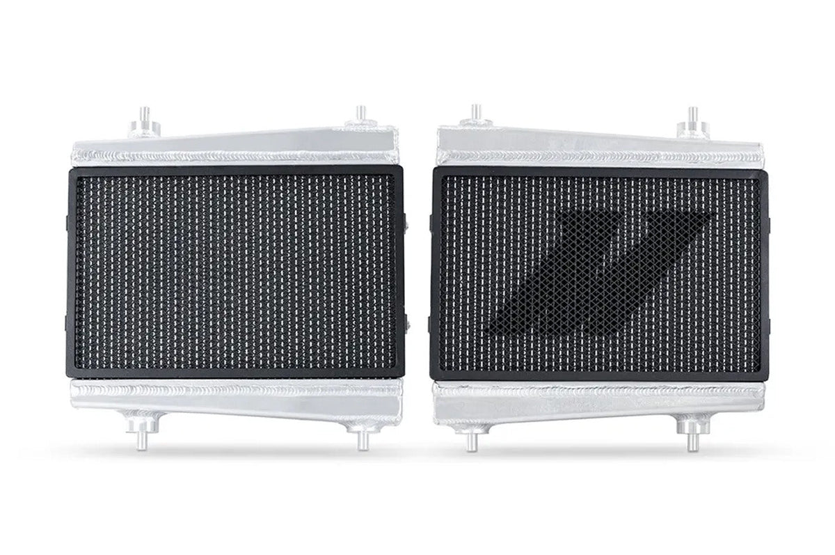 Shown with Rock Guard (Sold Separately) Mishimoto Performance Auxiliary Radiators for BMW G8X M2/M3/M4 (MMRAD-G80-21A)