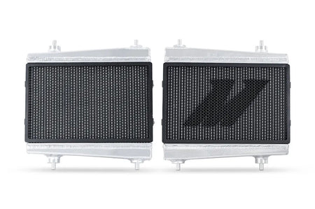 Shown with Rock Guard (Sold Separately) Mishimoto Performance Auxiliary Radiators for BMW G8X M2/M3/M4 (MMRAD-G80-21A)