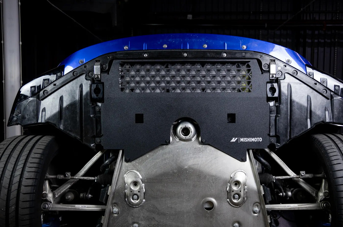 Mishimoto Skid Plate for BMW G8X M2/M3/M4 (MMSD-G80-21) installed