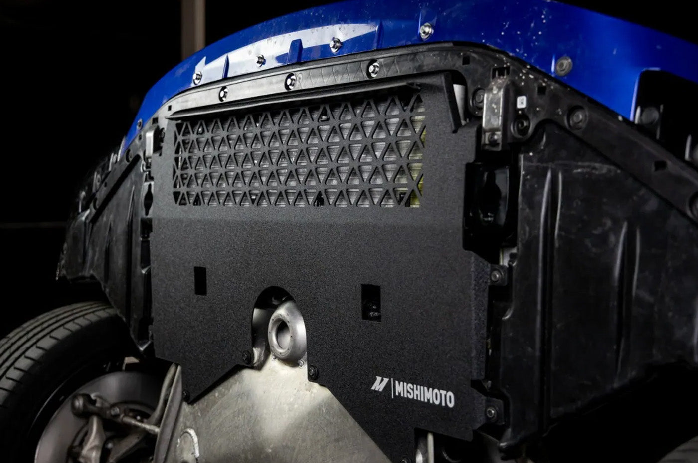 Mishimoto Skid Plate for BMW G8X M2/M3/M4 (MMSD-G80-21) installed