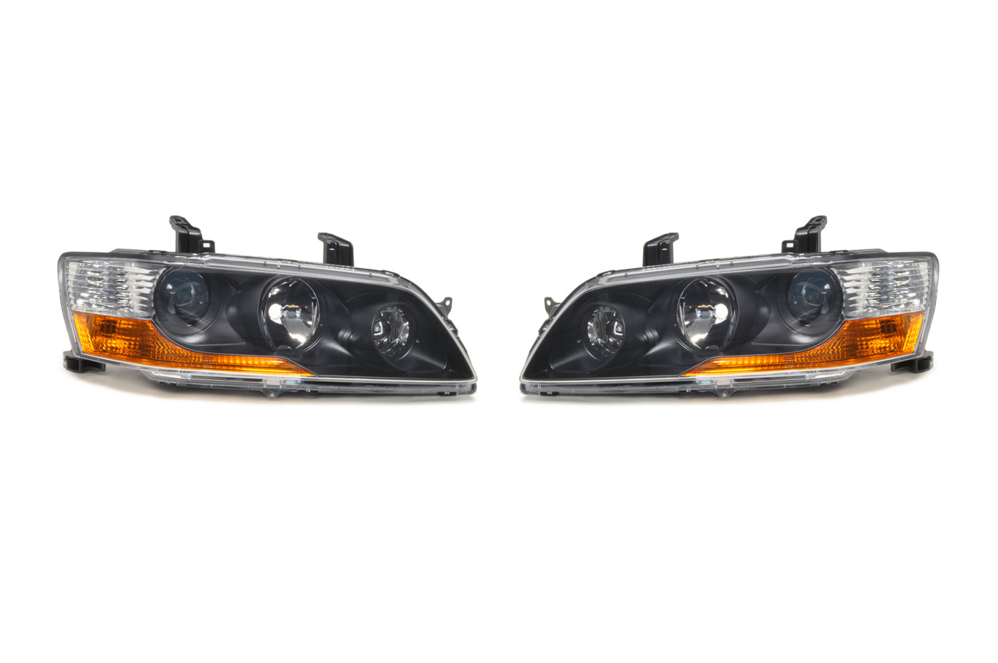 Mitsubishi OEM Evo 8 JDM MR HID Headlights (Matte Black)