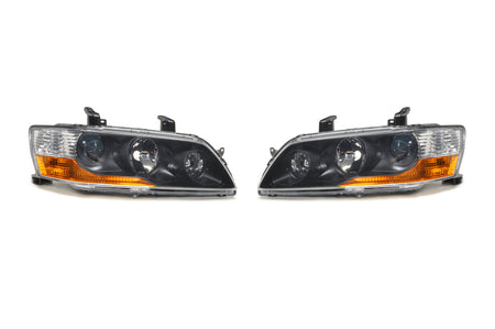 Mitsubishi OEM Evo 8 JDM MR HID Headlights (Matte Black)