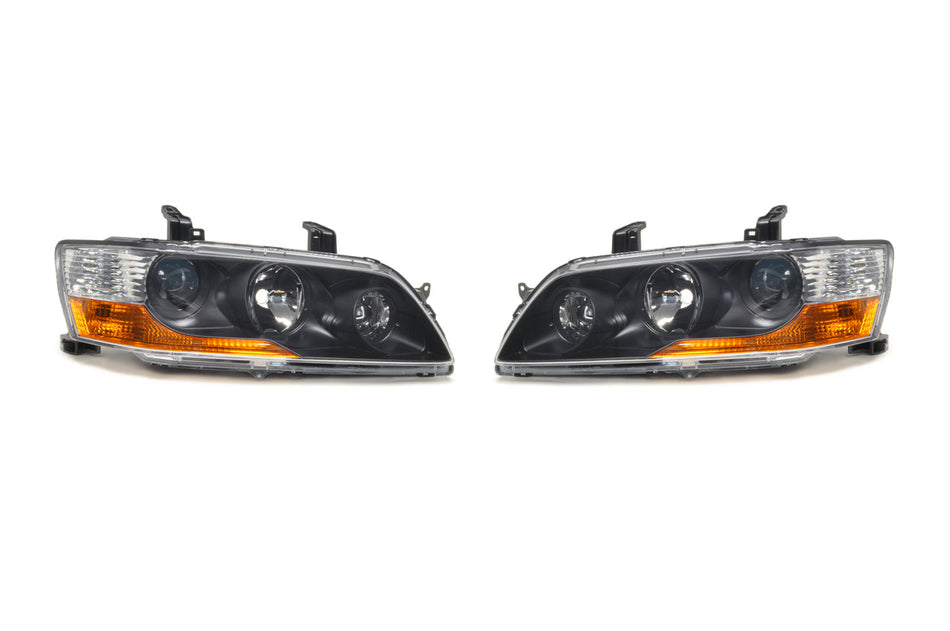Mitsubishi OEM Evo 8 JDM MR HID Headlights (Matte Black)