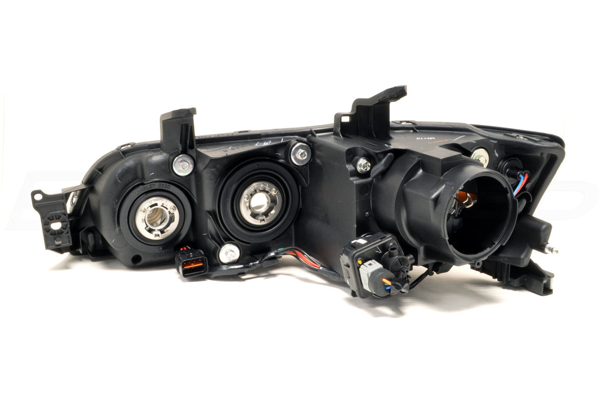 Mitsubishi OEM Evo 8 JDM MR HID Headlights (Matte Black)