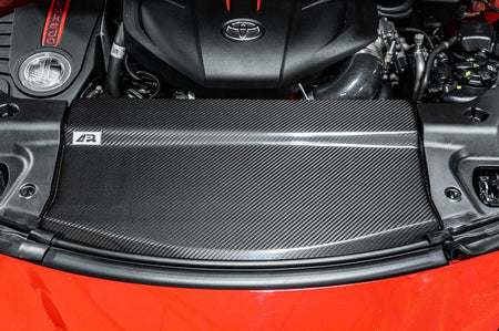 APR Carbon Fiber Cooling Plates for MKV 2020+ Supra GR (CF-330922) installed
