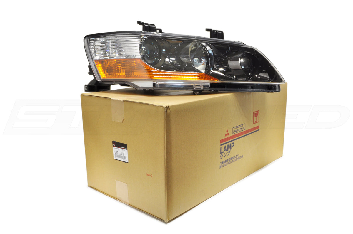 Evo 9 JDM MR NON-HID Black Chrome Headlights