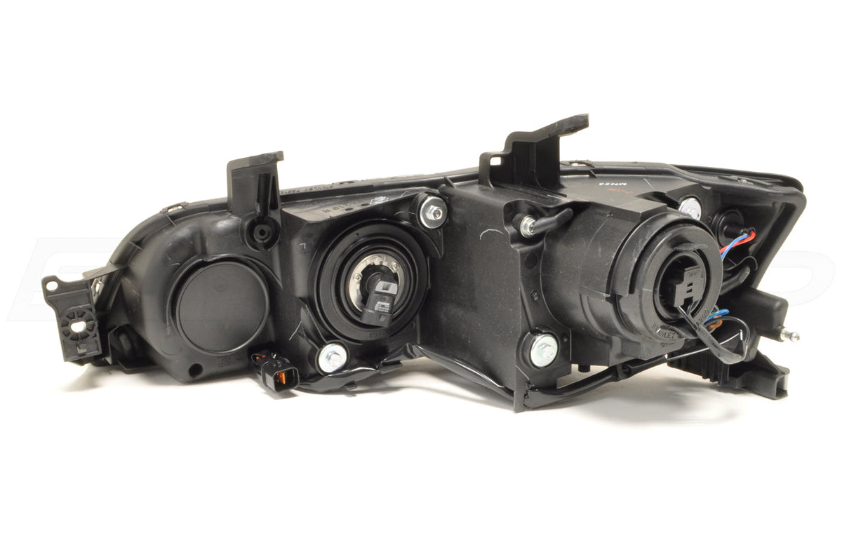 Evo 9 JDM MR NON-HID Black Chrome Headlights