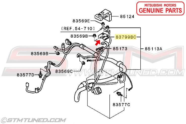 MR583955 Mitsubishi Positive Battery Fusible Link for ACD - Evo 8/9