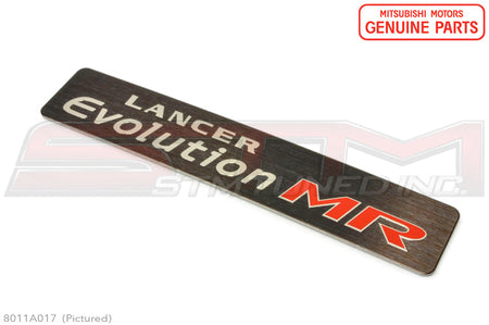 8011A017 Mitsubishi Console Badge MR - Evo 7/8/9