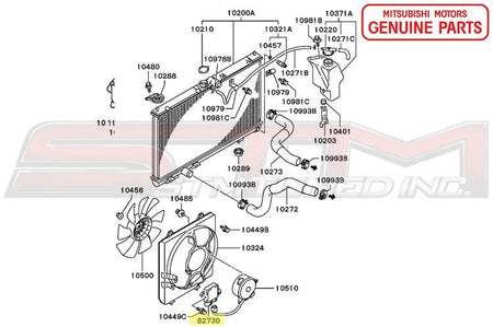 1355A408 Mitsubishi Cooling Fan Motor Control Unit - Evo 7/8/9
